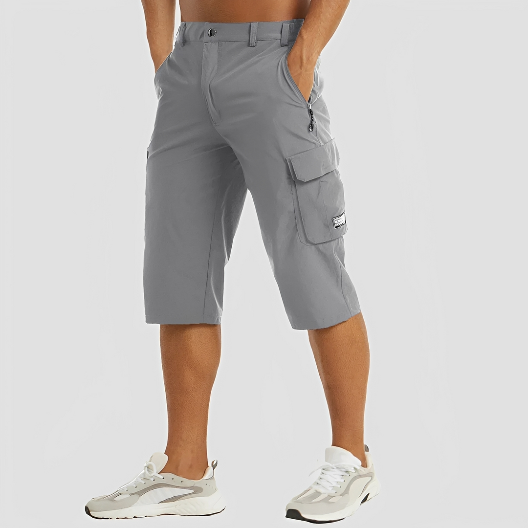 Bermuda masculina leve e confortável, ideal para o verão. Estilo casual perfeito para a praia e uso diário.