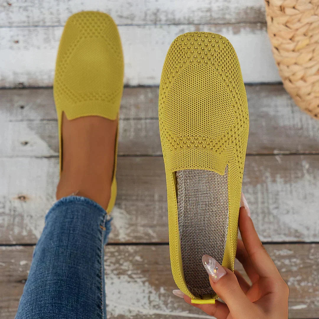 Calçado ortopédico feminino para o verão: bailarinas com conforto, estilo e estabilidade.