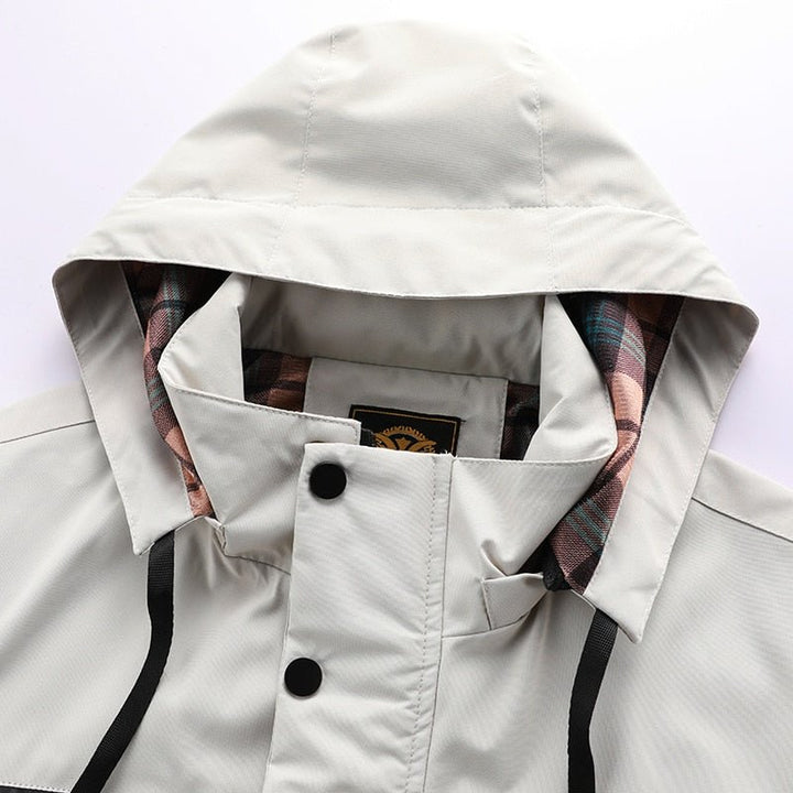 Blusão de inverno Luke masculino, agasalho impermeável e corta-vento para proteção e conforto do homem.