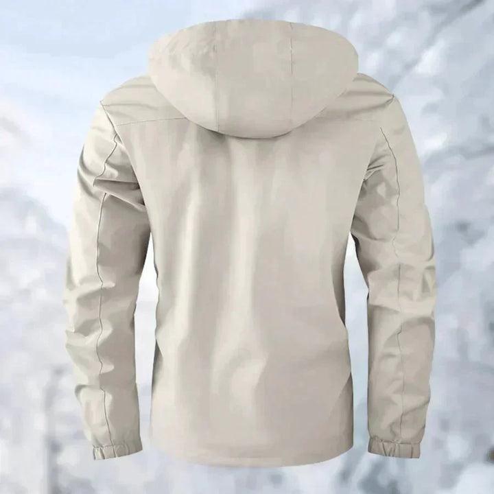 Blusão de inverno masculino Luke, com tecnologia impermeável para proteção em ambientes externos e casuais.