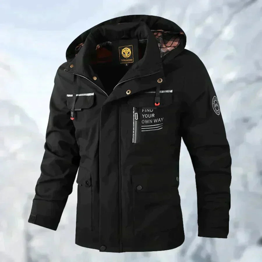Moda masculina: Casaco Luke impermeável para inverno, um agasalho essencial para o homem moderno e estiloso.