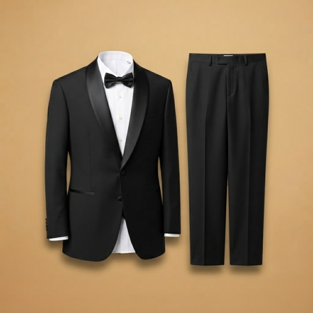 Fato de homem clássico de 3 peças com colete, blazer e calças sociais. Ideal para ocasiões formais e elegância masculina.