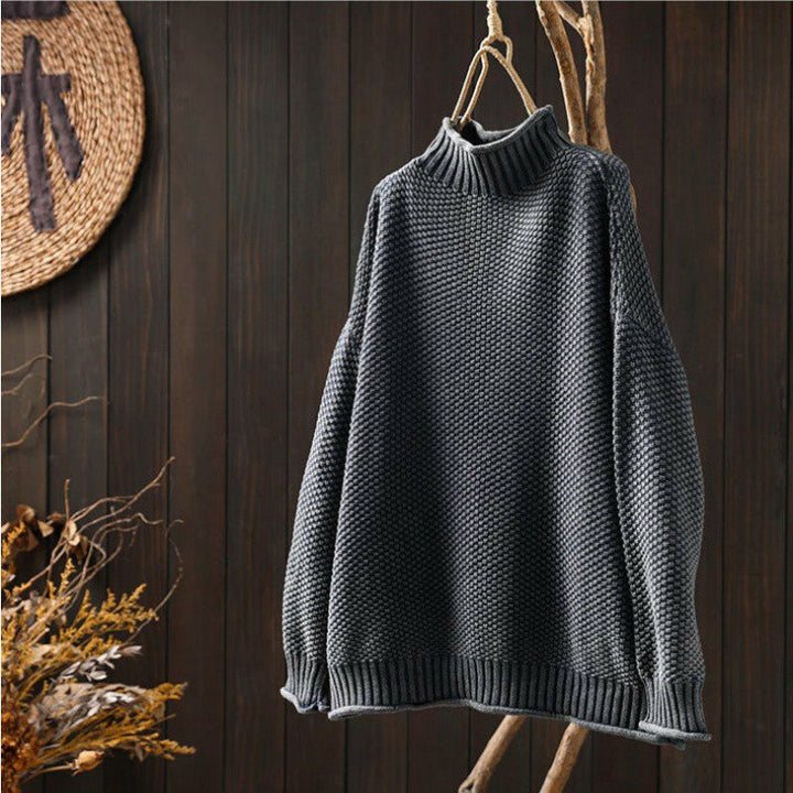 Suéter feminino Noa, roupa casual confortável e versátil. Estilo moderno para o seu dia a dia no outono.
