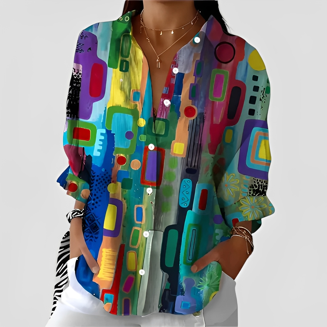 Blusa feminina elegante para o verão. Conforto e frescor em tamanhos grandes para moda casual.