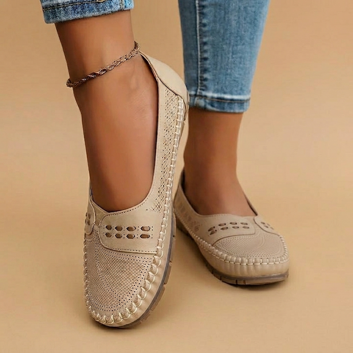Calçado de verão ortopédico feminino, leve e respirável, perfeito para conforto e apoio de arco.
