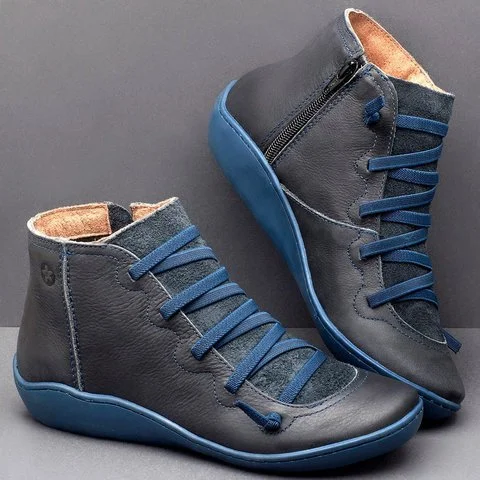 Botas femininas confortáveis em verde oliva, perfeitas para o outono inverno, com apoio aos pés e sola durável.
