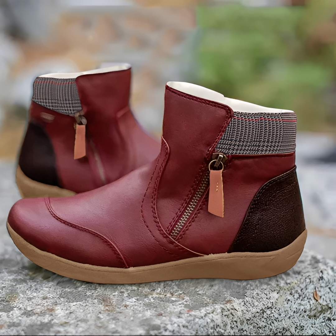 Calçado feminino de inverno, botas elegantes e impermeáveis com estilo e conforto para o dia a dia.