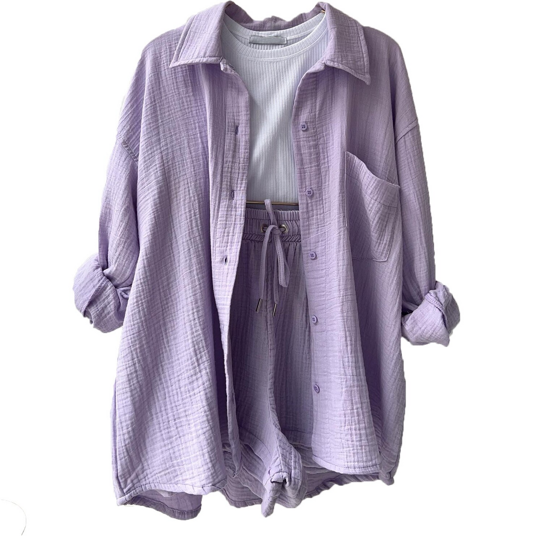 Conjunto verde feminino de verão, com top e shorts. Estilo descontraído e confortável para o dia a dia.