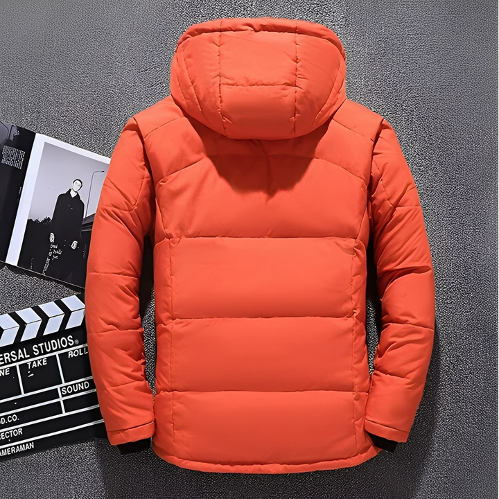 Casaco masculino de inverno premium, quente e elegante. Jaqueta essencial p/ moda masculina e estilo urbano outono/inverno.
