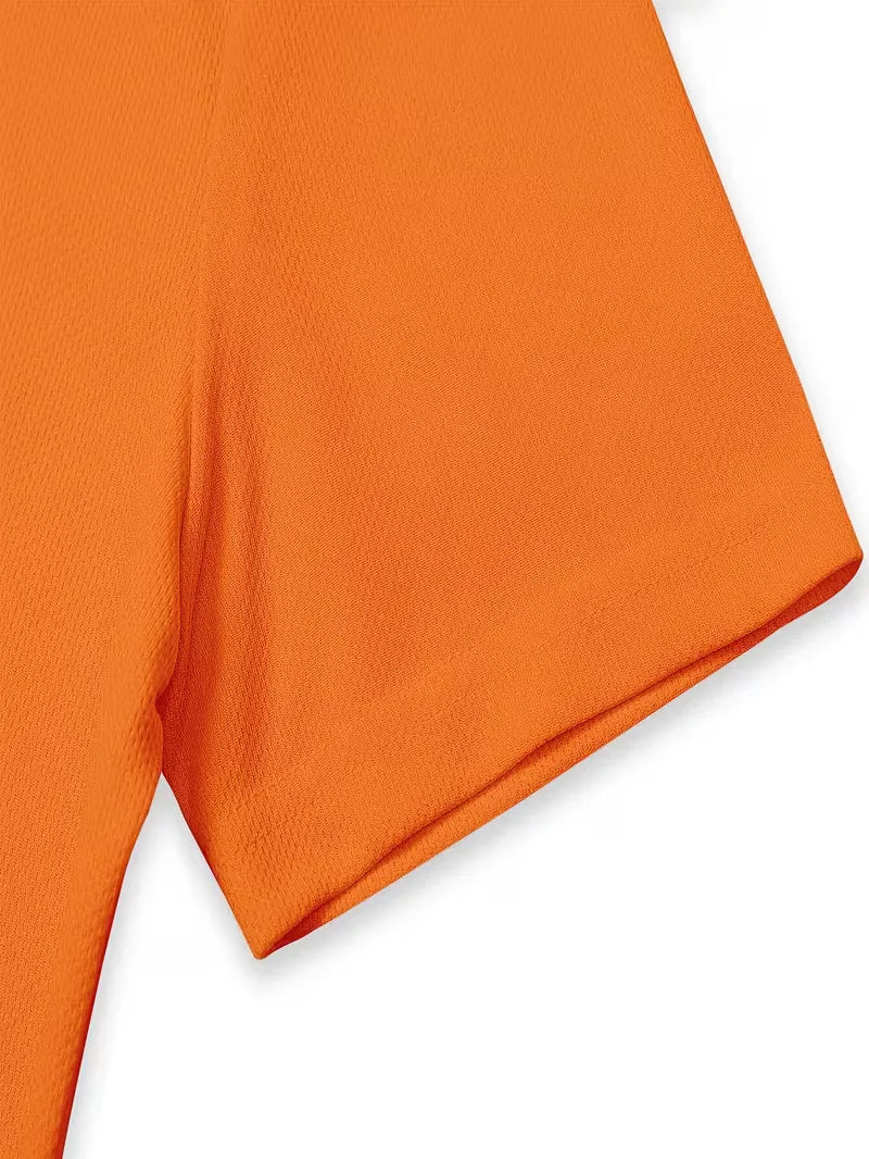 Conjunto de verão casual e moderno para homem: polo e calção versátil.