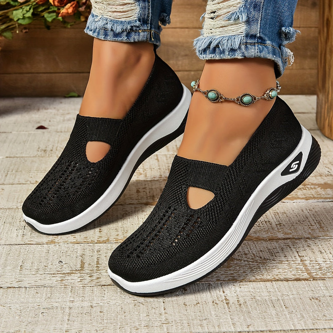 Tênis Beth femininos elegantes para primavera/verão, calçado respirável e versátil para moda casual.