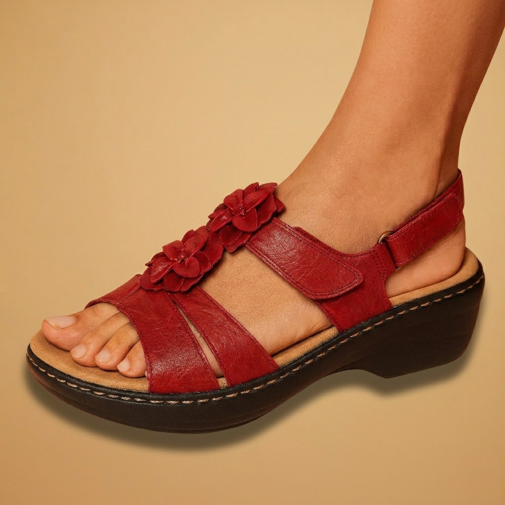 Sandálias femininas plataforma, perfeitas para mulher que busca conforto e estilo moderno com fivelas.