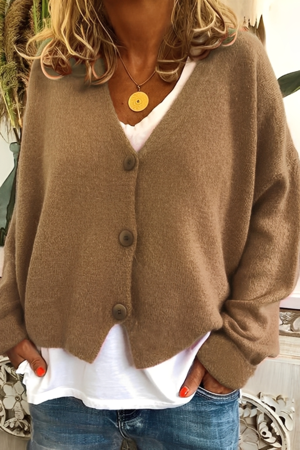 Suéter feminino Aspen super quente. Roupa feminina confortável e estilosa, ideal para o inverno.
