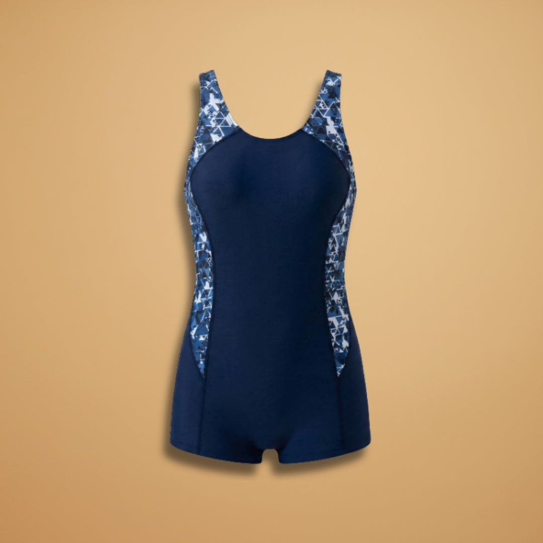 Fato de banho desportivo mulher para natação e desportos aquáticos. Máxima liberdade de movimento na piscina.
