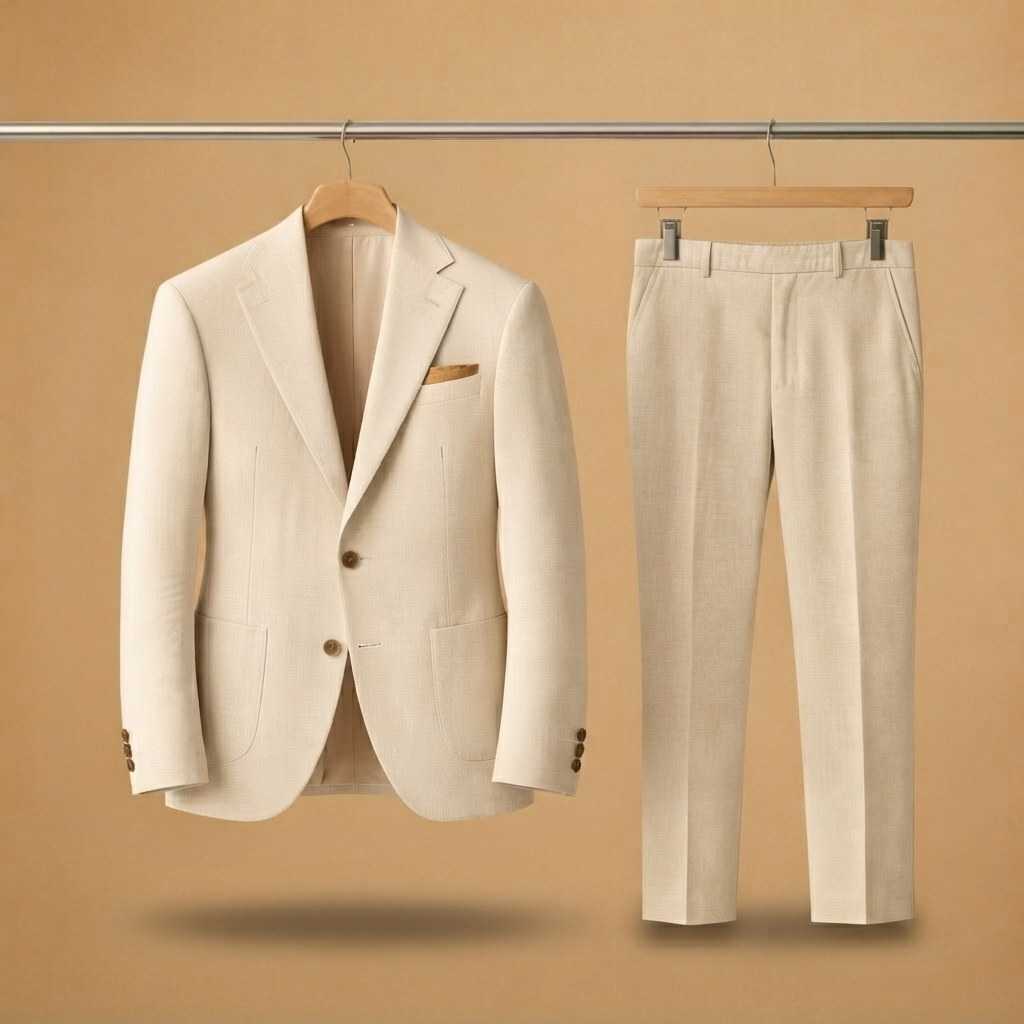 Fato social homem elegante, versátil para trabalho, eventos sociais e jantares.