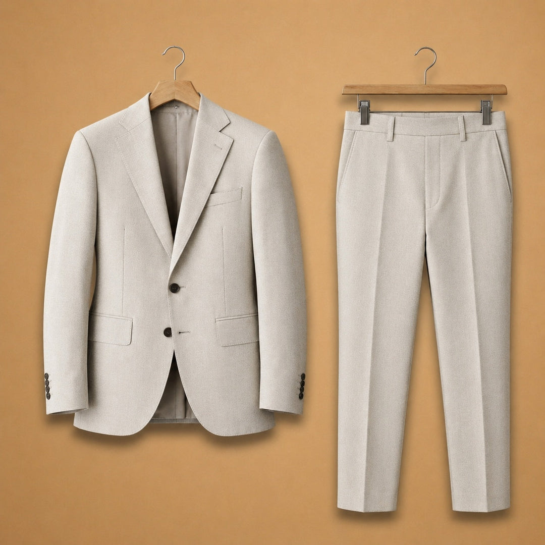 Fato formal de homem, design elegante, perfeito para festas e galas.
