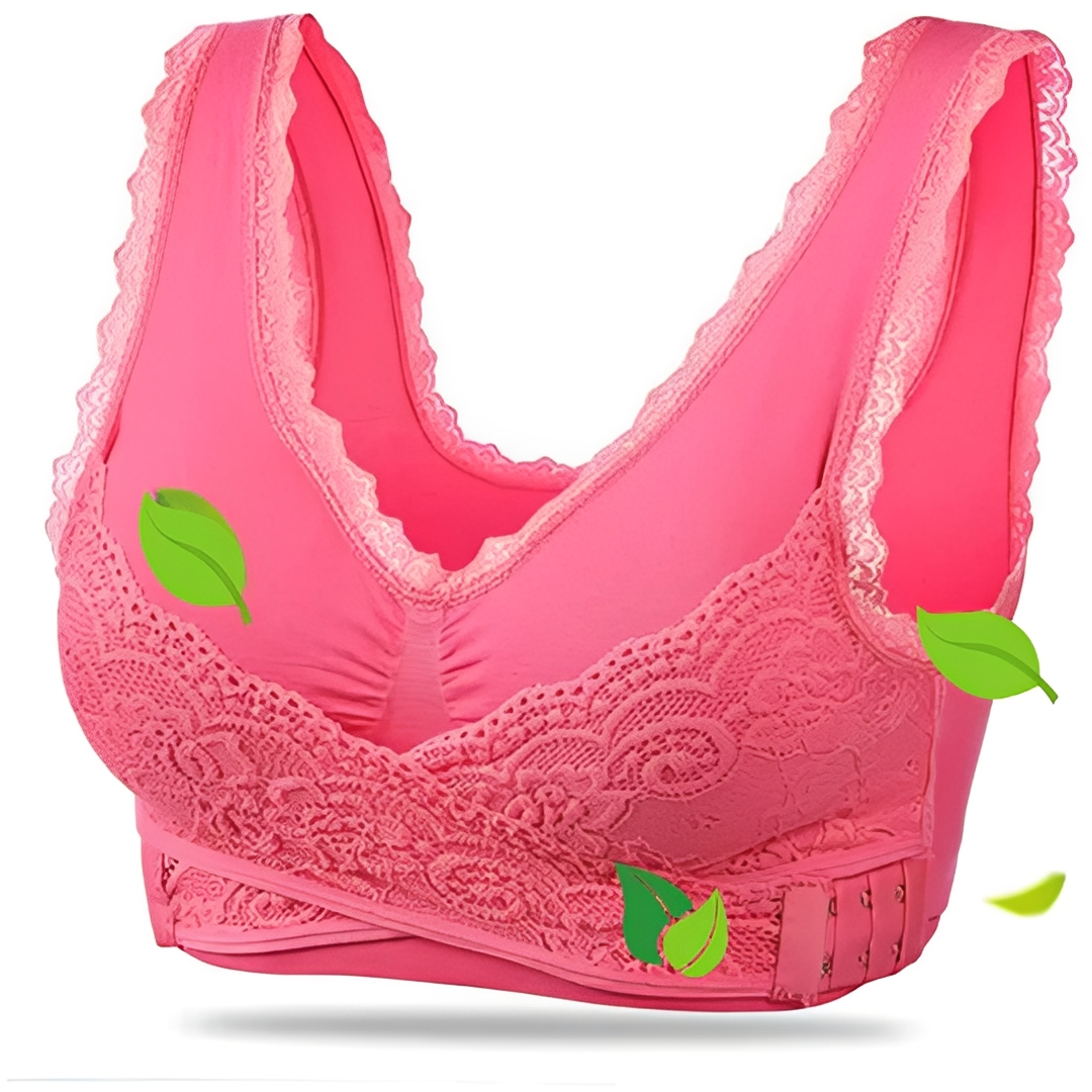 Sutiã confortável e leve para mulher, ideal para o verão, feito com tecido respirável.