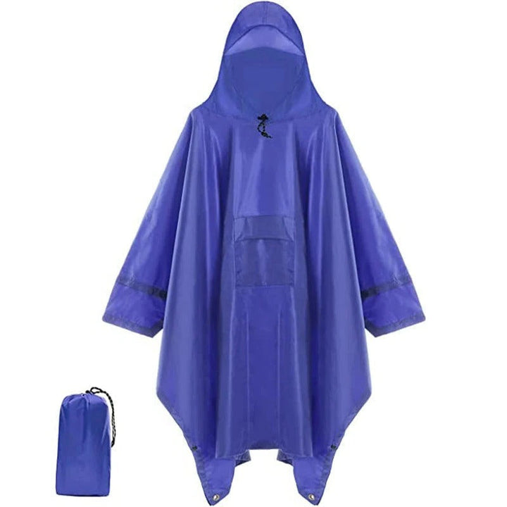 Proteção total contra chuva com poncho impermeável masculino. Essencial para camping, festivais e aventuras ao ar livre.