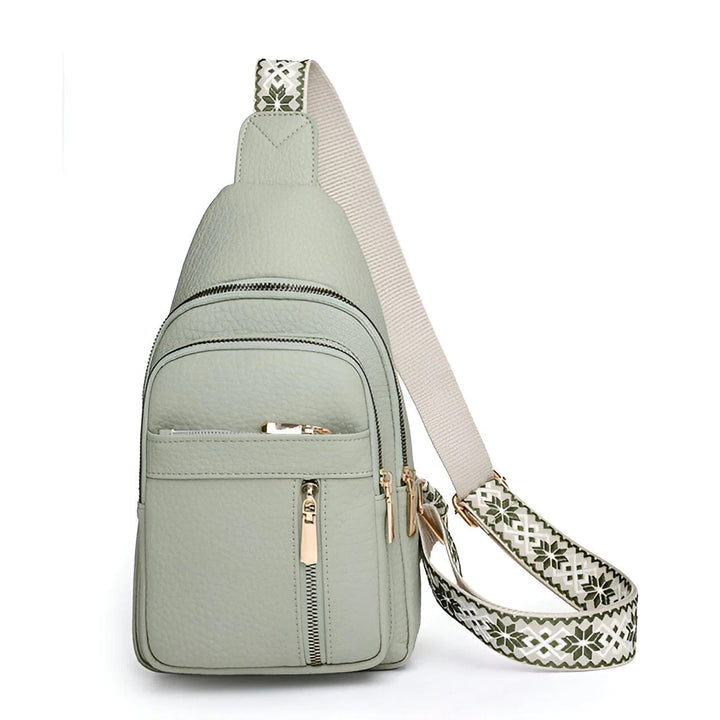 Bolsa transversal unissex compacta para viagem. Segura, antirroubo e resistente à água, perfeita para aventuras urbanas.