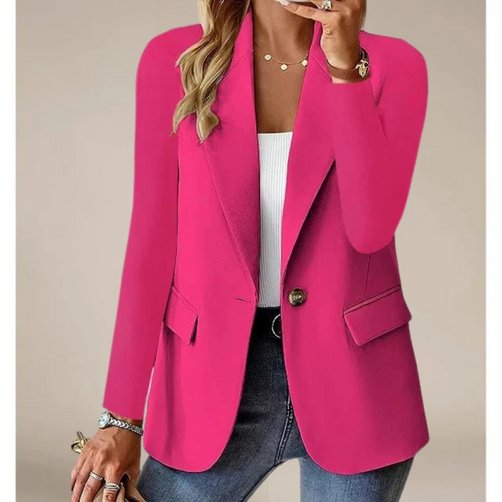 Blazer feminino atemporal. Agasalho perfeito para outono/primavera, realça qualquer look com elegância.