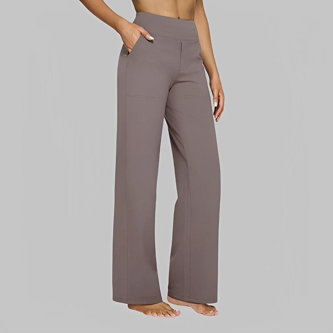 Calças femininas de verão cintura alta, perfeitas para um look casual e confortável no dia a dia.