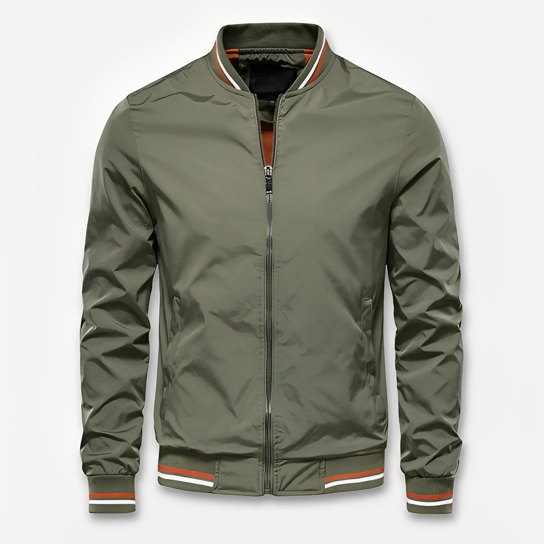 Jaqueta masculina bomber Hadley, perfeita para outono/inverno. Conforto e estilo moderno.