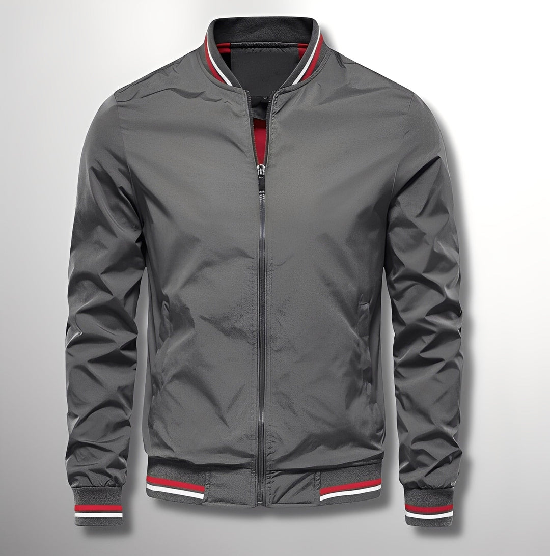 Jaqueta Hadley bomber masculina, peça versátil para outono e inverno. Estilo moderno casual.