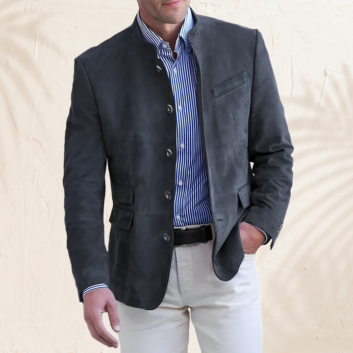 Blazer masculino para trabalho ou eventos formais. Elegância masculina, conforto e versatilidade na roupa social.