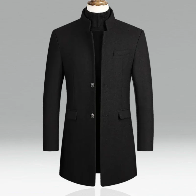 Jaqueta de inverno masculina elegante para um look casual ou premium, com estilo e proteção contra o frio.