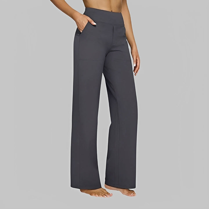 Calças femininas casuais de cintura alta, puro conforto e estilo versátil, perfeitas para a moda verão.