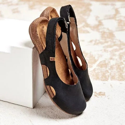 Sandálias ergonômicas femininas que promovem conforto para os pés e suporte adequado. Calçado ideal para sua saúde.