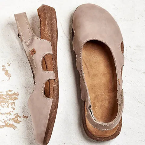 Sandálias femininas com suporte ergonômico, calçado conforto e ajustável. Ideal para moda verão e uso casual.