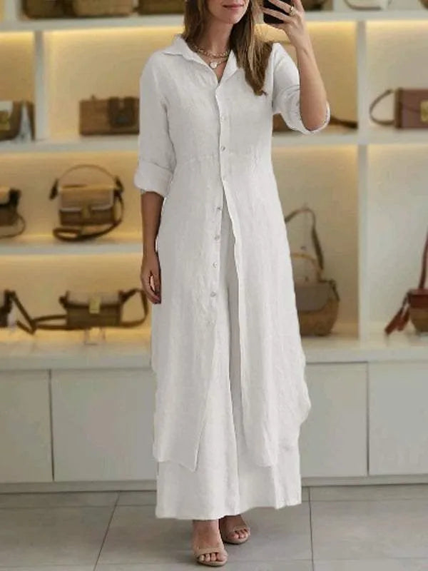 Conjunto de luxo feminino Vivenne, roupa elegante de duas peças para um estilo moderno. Perfeito para outono/inverno.