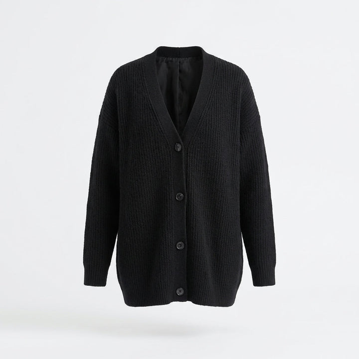 Blazer feminino oversized bege de corte elegante, ideal para um estilo casual chic na moda primavera/outono.