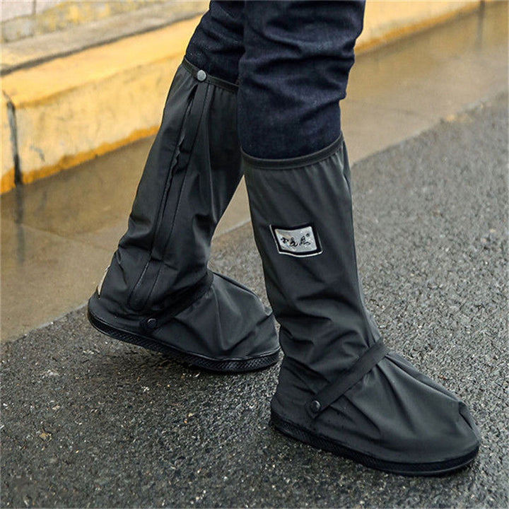 Acessórios de inverno femininos: sobrecapas impermeáveis que protegem sapatos da chuva e neve, com base antiderrapante.