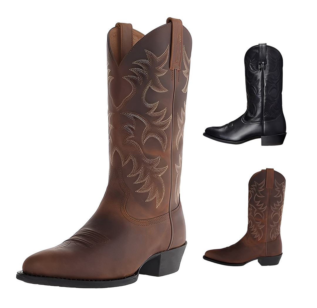Botas masculinas elegantes pretas, estilo social para inverno, conforto duradouro. Calçado masculino casual de moda.