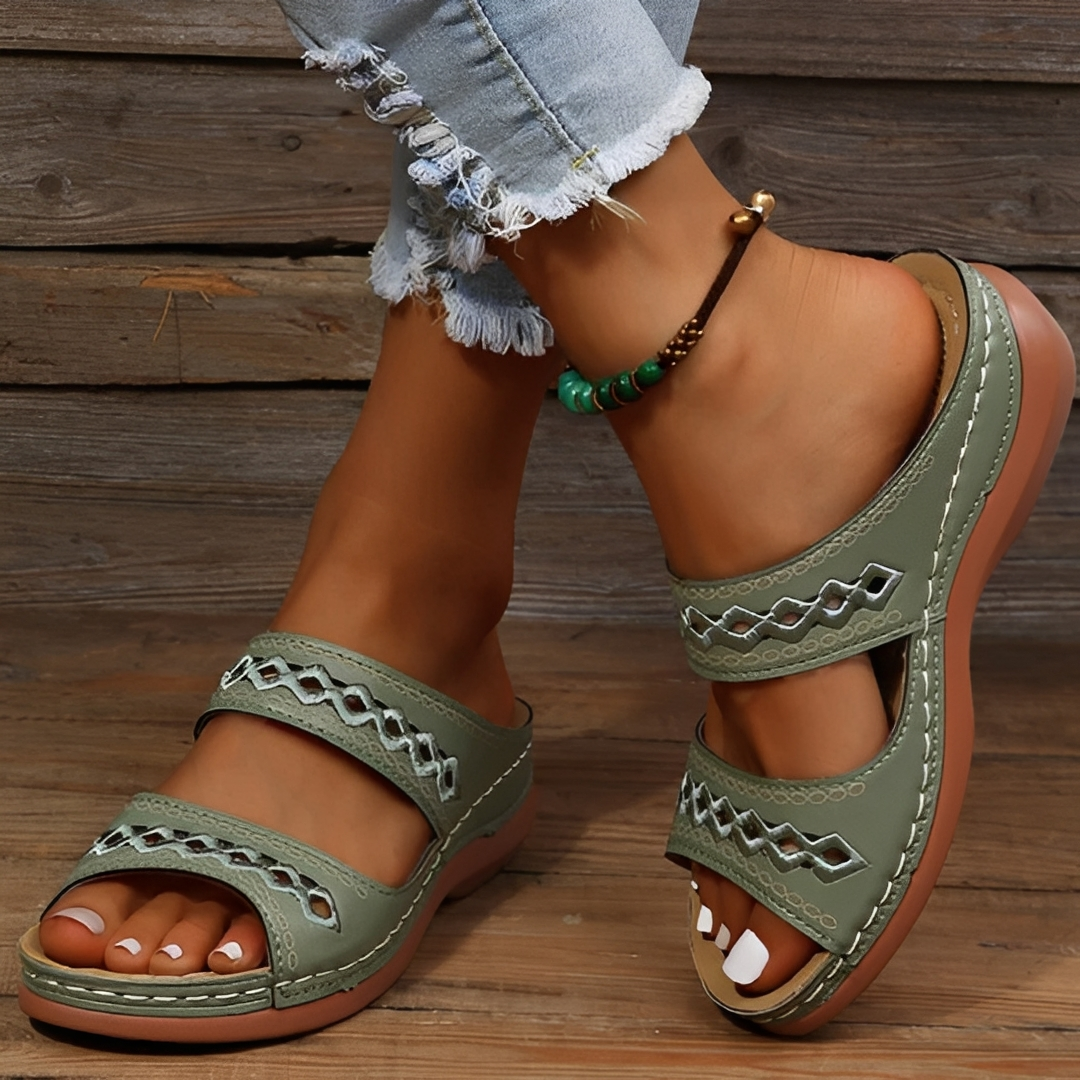 Sandálias femininas de verão com conforto ortopédico, estilo casual e moda para cada passo.