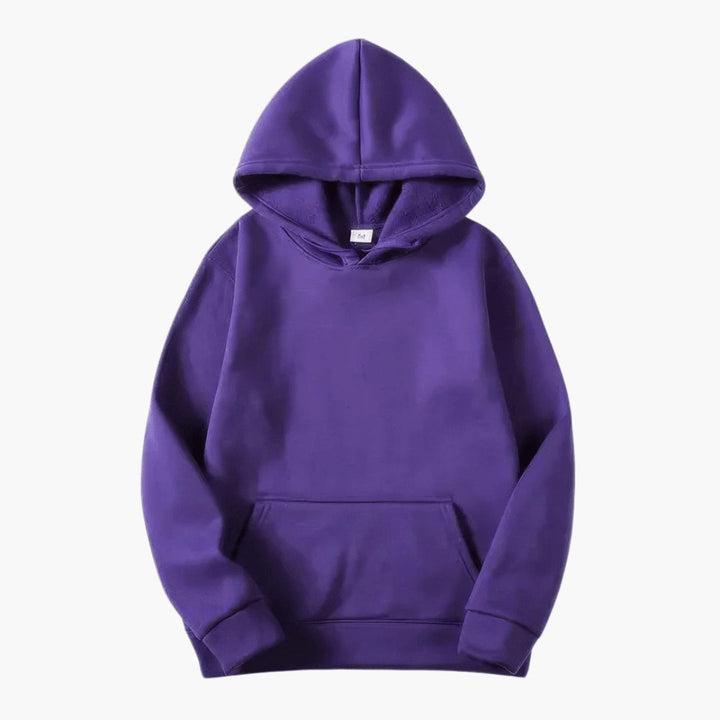 Conjunto de hoodies masculinos em várias cores, com capuz e bolso canguru, para todos os estilos.