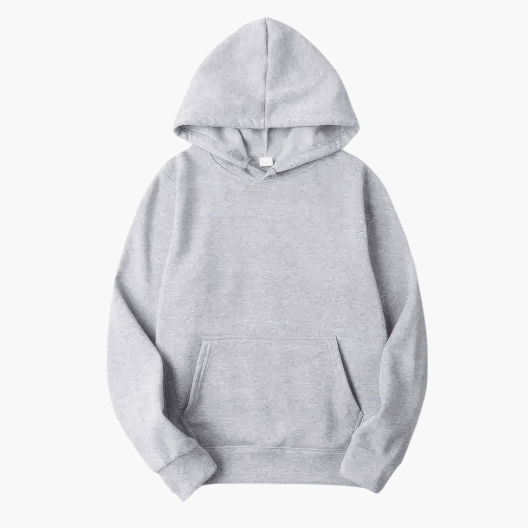 Hoodie masculino macio e confortável para outono/inverno, com tecido de qualidade superior.