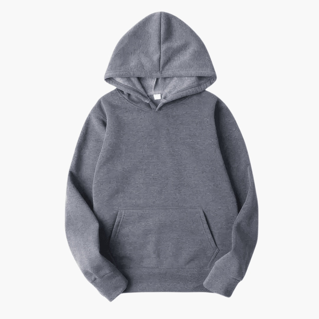 Sweatshirt masculina com capuz, design moderno e estilo casual. Ideal para um look urbano e descontraído.