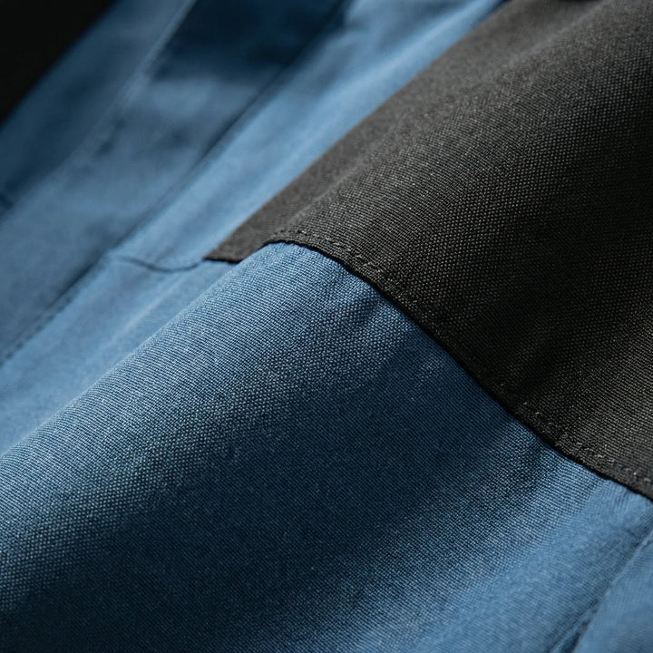 Roupa de chuva masculina caqui, impermeável e durável, ótima para caminhada e uso exterior.