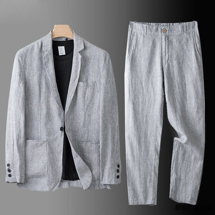 Moda masculina: terno de linho para verão, garantindo conforto e estilo. Roupa versátil para primavera.