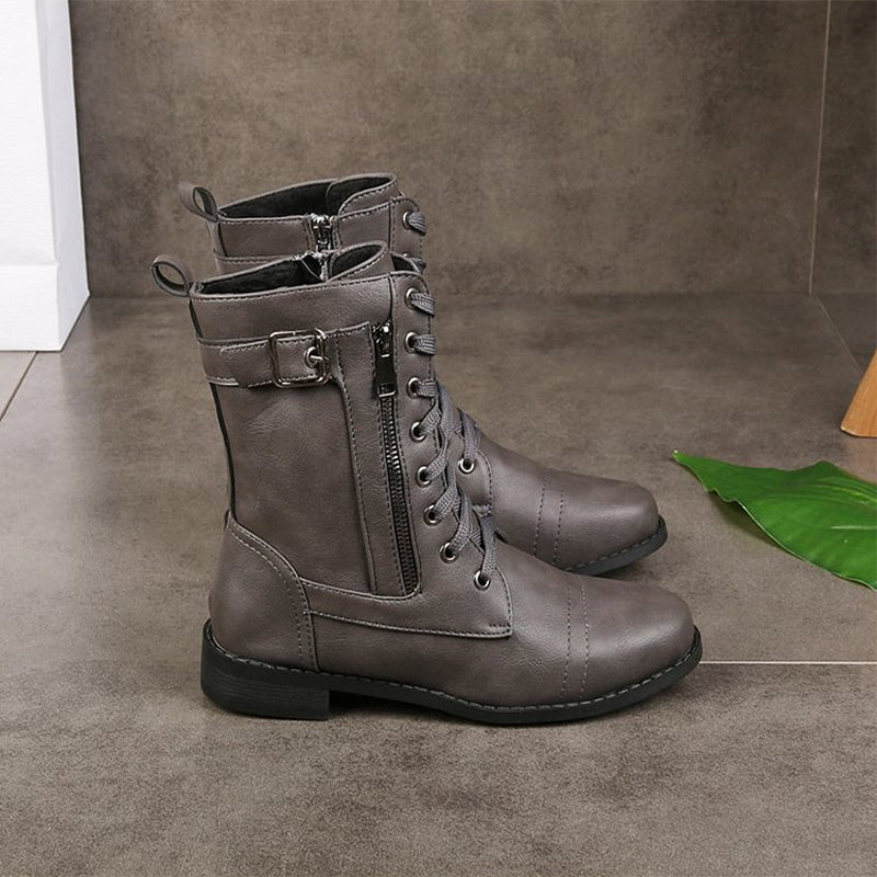 Botas Conforto Diário Bella: Calçado feminino ortopédico para inverno, unindo estilo e bem-estar em preto.