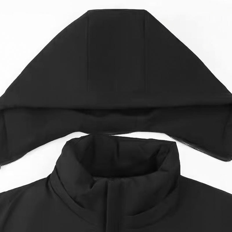 Casaco masculino Limbert com capuz dobrado, pronto para o outono inverno, um essencial de moda masculina.