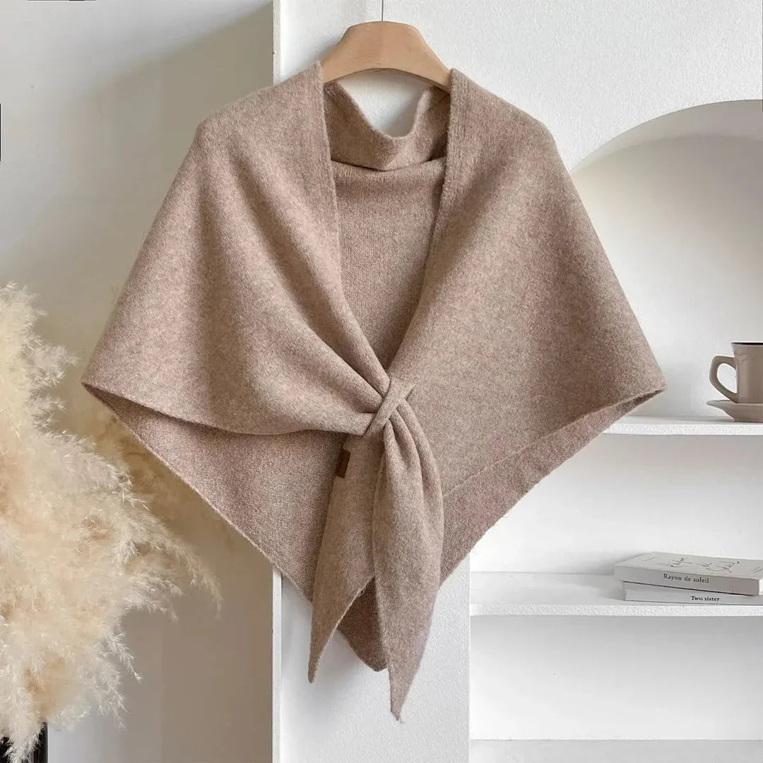 Cachecol feminino de outono sofisticado, macio e ideal para um visual elegante.