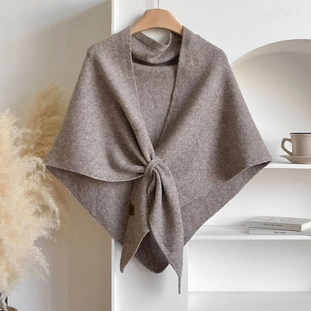 Presente perfeito: cachecol de outono elegante para mulher, muito conforto e estilo.