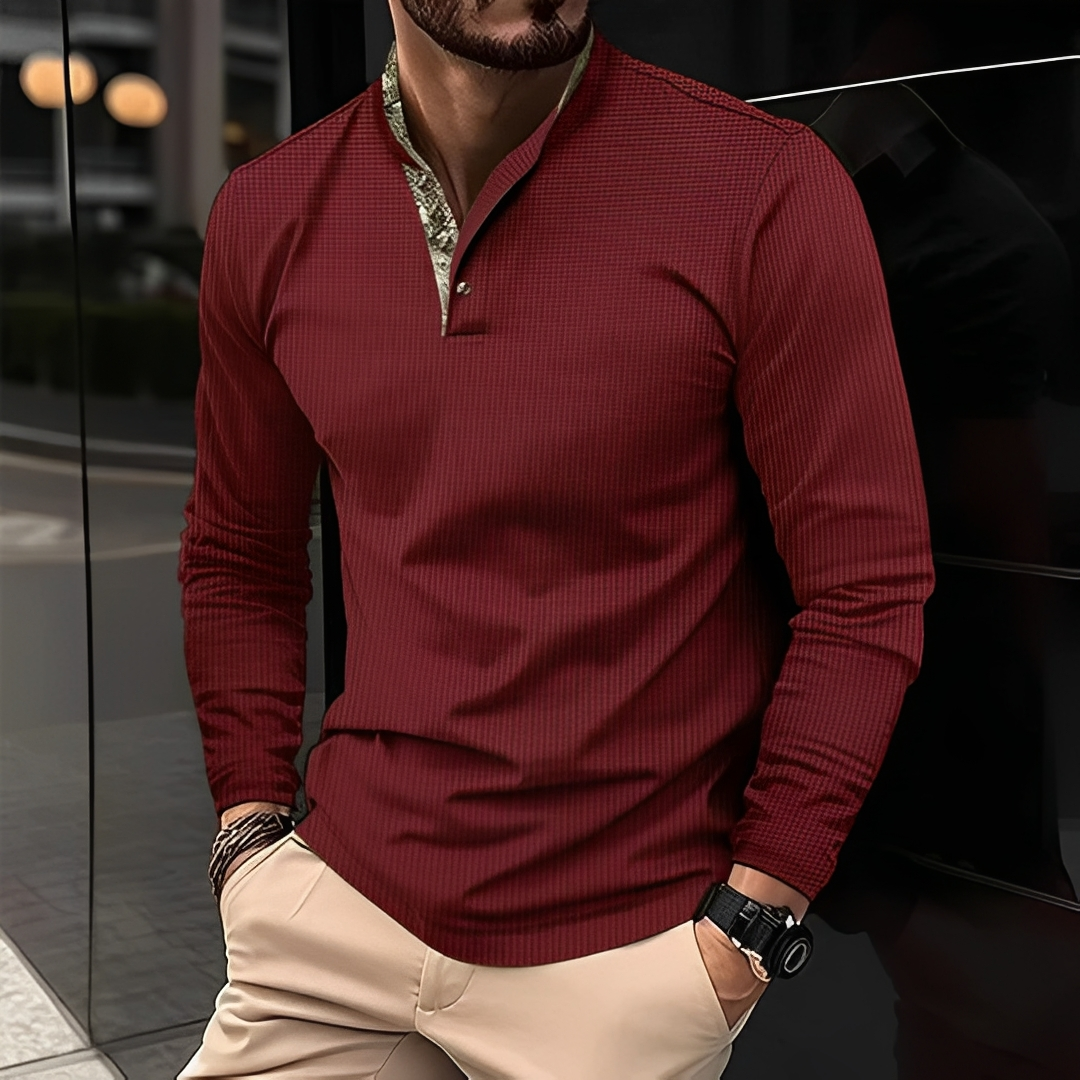 Camisa polo masculina para o verão, em tecido macio, proporcionando conforto e visual moderno. Moda masculina casual.
