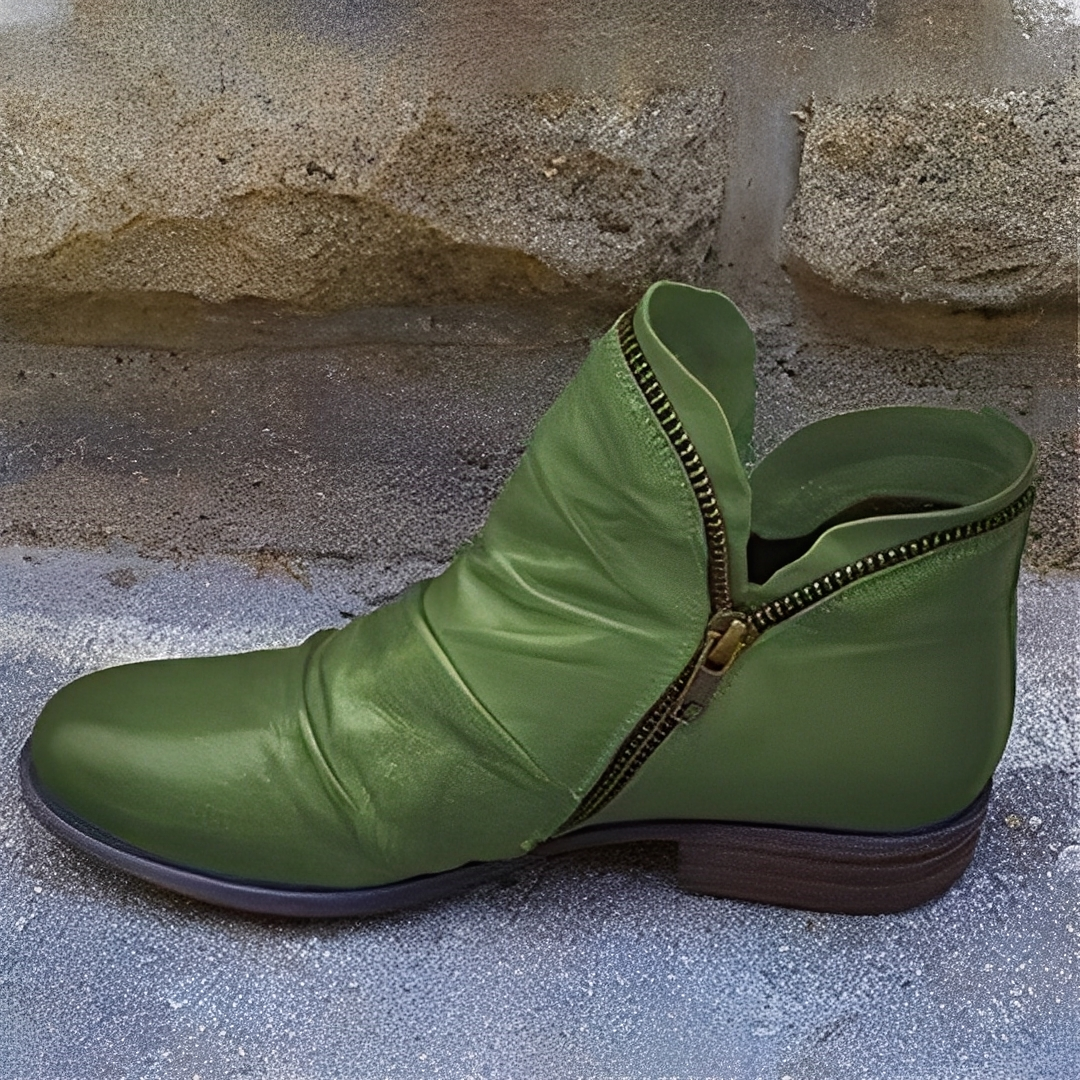 Confortáveis botins femininos de tornozelo, combinando elegância e moda para o outono inverno.