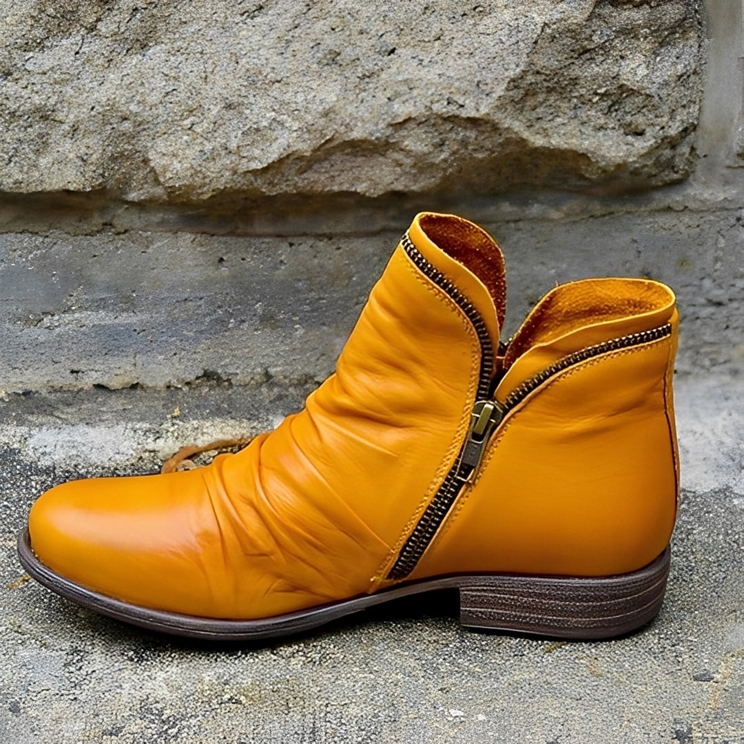 Botins femininos: Calçado elegante e confortável, ideal para looks versáteis de outono inverno.