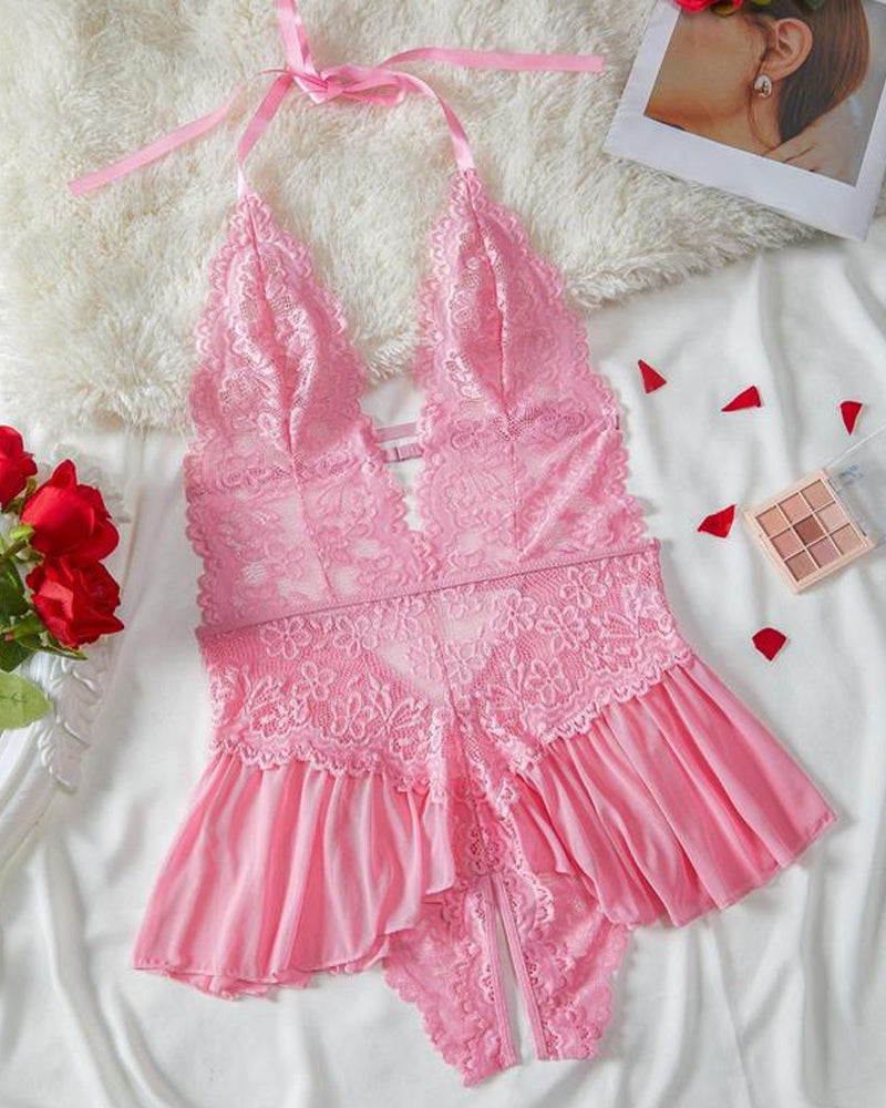 Conjunto de lingerie de luxo, moda íntima elegante e sensual para realçar a beleza feminina.